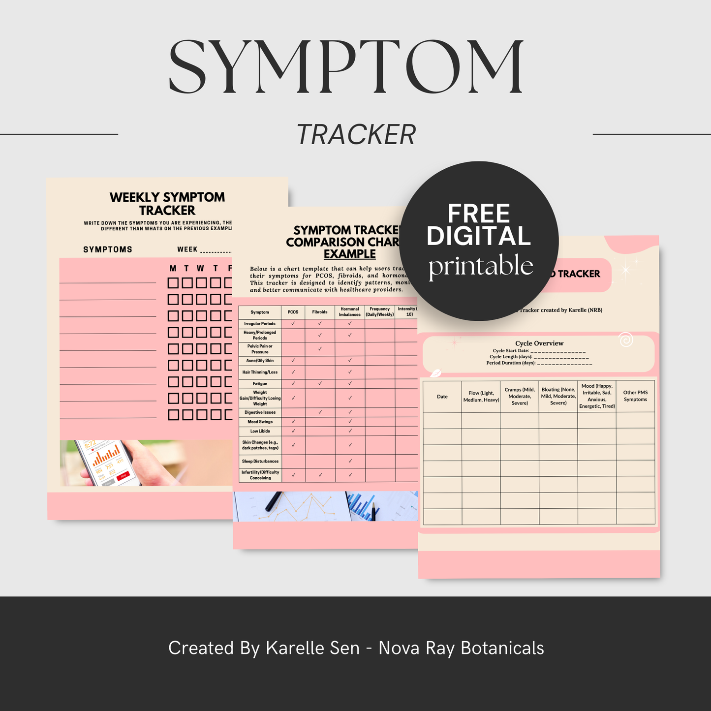 Symptom Tracker Bundle - Free